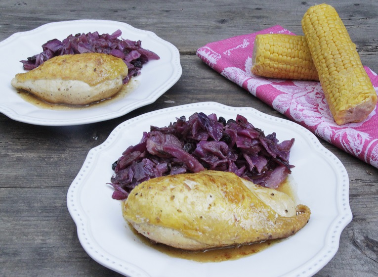 Receta de pechuga de pollo asada en sartén de Carmen Albo