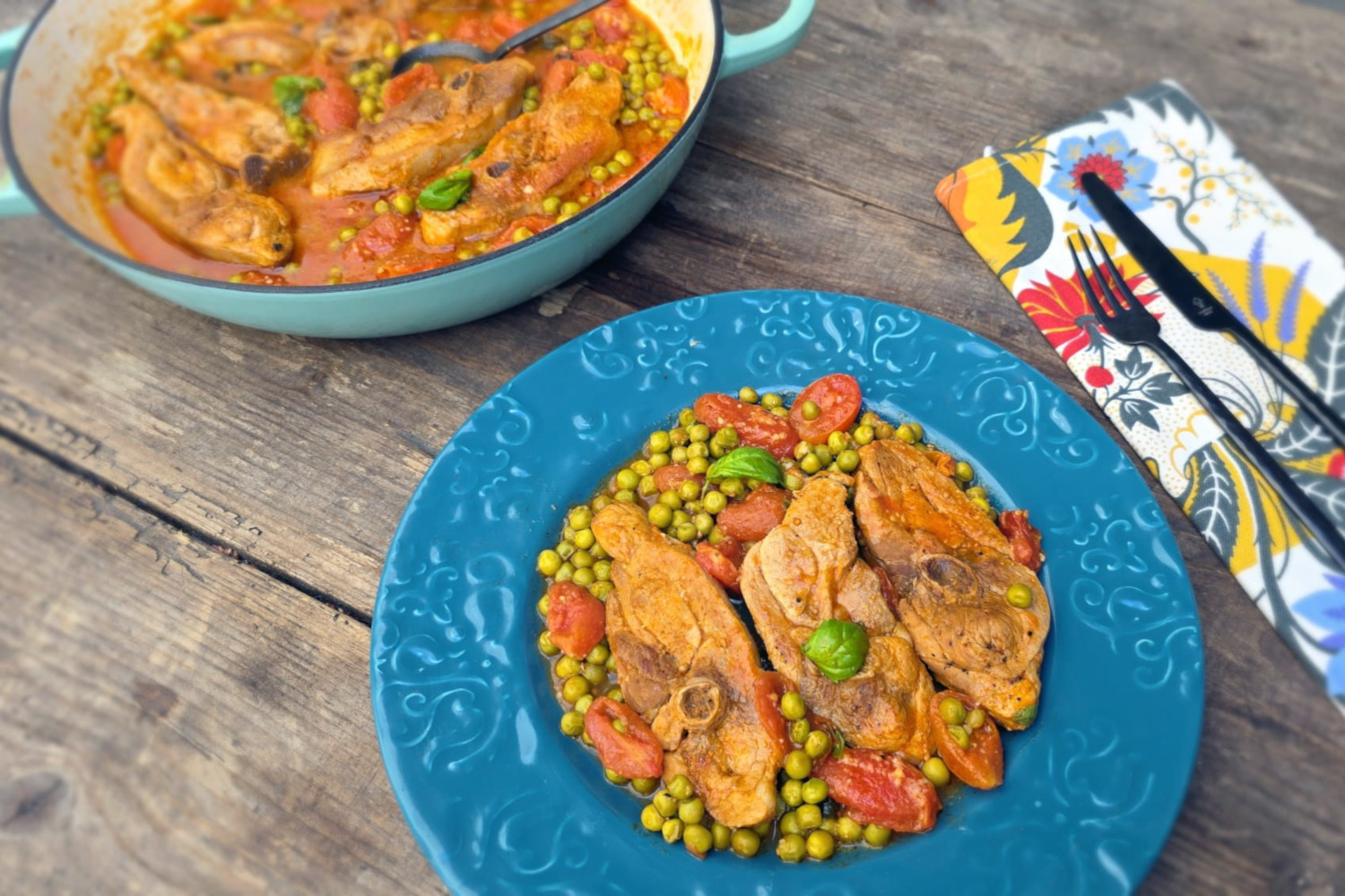 Chuletas de pavo a la italiana